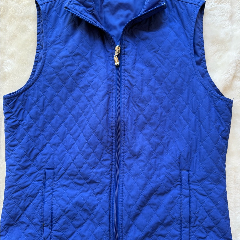 Ashworth Women's Blue Quilted Vest